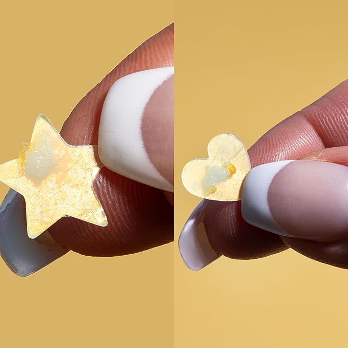 Hanhoo Cosmic Blemish Patch, 24 Count, Holographic Pimple Patches, Multi-shaped Zit Stickers, Reduces Size of Blemishes, Acne Spot Treatment, Gentle Blemish Care, Korean Skincare