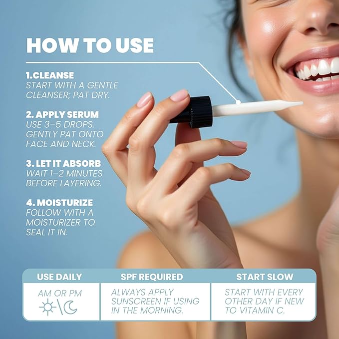 Eva Naturals Vitamin C+ Serum for Face – Anti Aging Dark Spot Remover with Retinol, Hyaluronic Acid, Niacinamide & Salicylic Acid – Face Serum for Women for Clear, Smooth, Radiant Skin