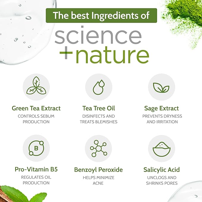 Exposed Skin Care Body Acne Kit – Dual Acne Treatment Serums + Body Wash and Exfoliating Body Cloth – Powerful System Eliminates Pimples and Breakouts to Quickly Clear Back and Body Acne