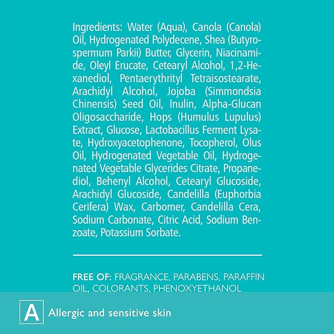 Nourishing Lipid Face Cream with Emollients and Niacinamide, Helps Restore Skin's Barrier, Moisturize & Soothe, Rich Cream for Dry, Sensitive & Allergy-Prone Skin, LIPO-SENSILIUM