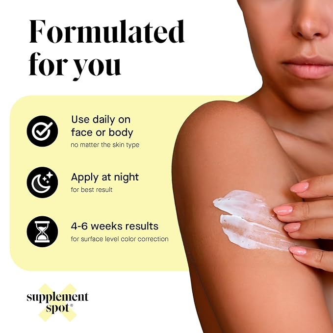 Kojic Acid Face Cream for Dark Spots, Retinol A & Vitamin E Dark Spot Treatment for Women - Anti-Aging & Even Skin Tone – Natural Kojic Acid Cream for Women, 3.4 Oz - 2 Pack