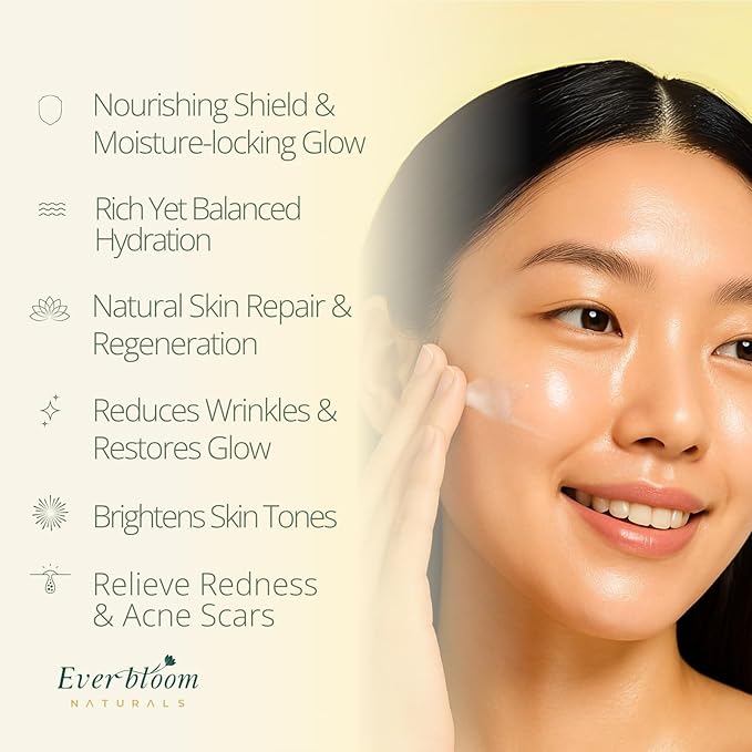 92% Snail Mucin Face Moisturizer Cream Large 7oz with Centella Asiatica, Squalane & Vitamin E, Lightweight Hydrating Korean Skin Care, Repair Cream for Dull Skin, Fine Lines, Acne Sensitive Skin, CICA