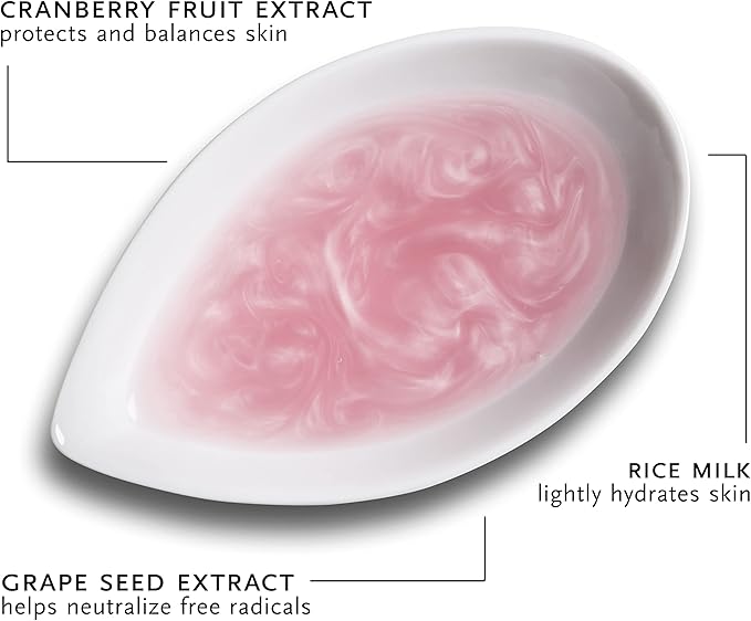 Arcona Cranberry Extract and Rice Toner - Hydrating Milky Brightening Tonic for Glowing Skin. 4.05 fl oz., Made in The USA