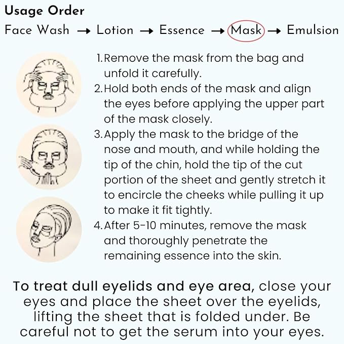 FANCL Brightening Mask, 0.7 fl oz (21 ml) x 6 Pieces, Quasi-Drug, Face Mask, Additive-Free (Rough Skin), Stain Prevention, Vitamin C