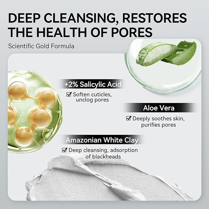 LANBENA Blackhead Remover - Peel Off Mask for Nose & Face, Blackhead Removal Kit 1.05oz