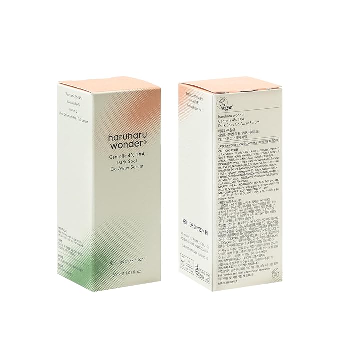 haruharu wonder 4% TXA Gel Serum, 1.01 fl. oz, Niacinamide, Tranexamic Acid, Vitamin C & Centella, Korean Skincare