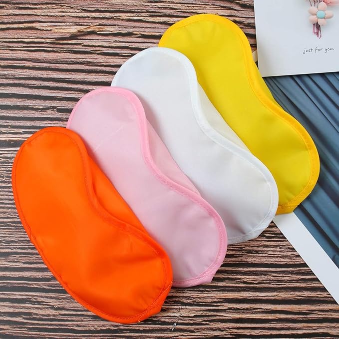 Aneco 50 Pieces Blindfold Eye Mask Shade Cover with Nose Pad and Adjustable Strap for Travel Sleep or Party Supplies