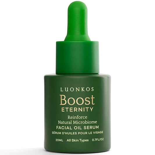 Eternity Oil Face Serum 20ml - Deep Hydration & Soothing for All Skin Types, with Forest Microbes, Squalane and Vitamin E - Revitalizes and Strengthens Skin Barrier