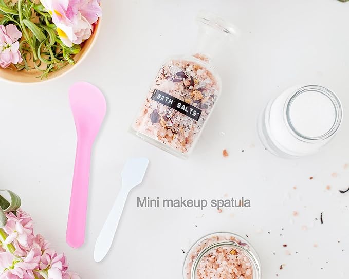 100 Pack 3.2 Inch Cosmetic Spatulas/Small Plastic Spatula