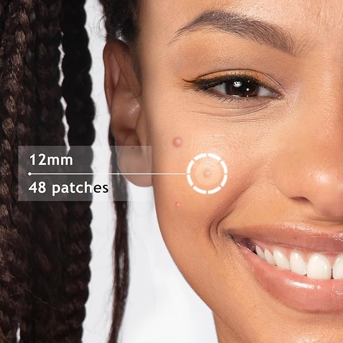 Ultra Pimple Patches, Zits and Blemishes Patch with Salicylic Acid (48 Counts), Invisible Hydrocolloid Spot Patch Day & Night Absorbing Patch for Face and Skin