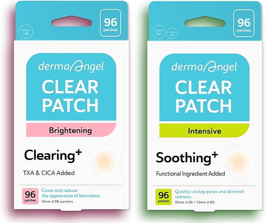 Ultra Invisible Salicylic Acid Acne Patches and Post Acne Dark Spot Patches Bundle - Day and Night Use - UPGRADED