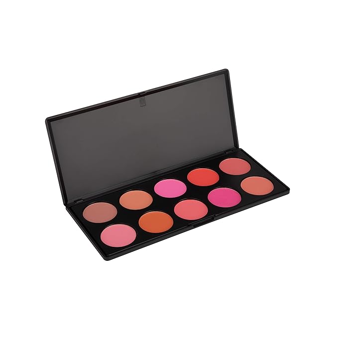 10 Color Blush Color Palette - Pink Blush, Dr. Liia