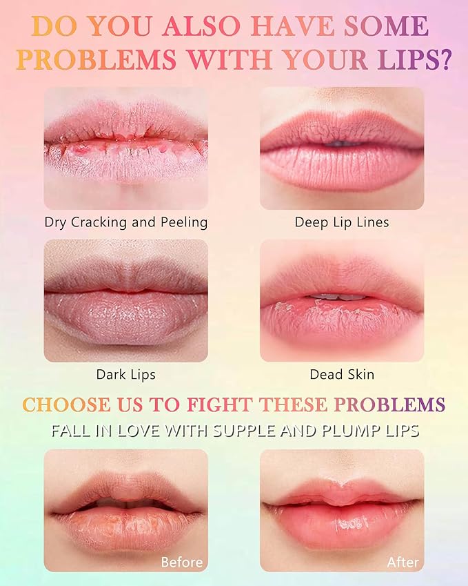 Hydrating Lip Glowy Balm, Ultra-Nourishing Lip Balm-03#Grapefruit