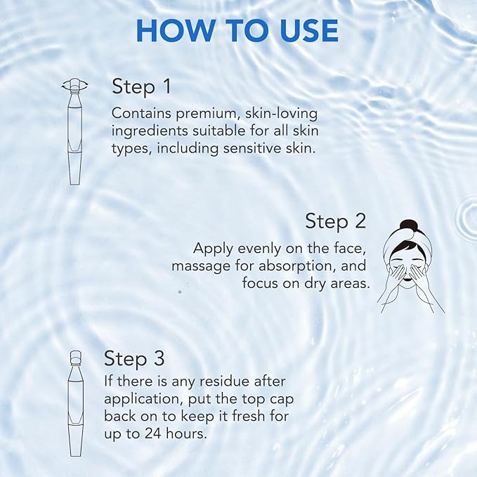 3% Hyaluronic Acid Serum for Face,Ultra-Hydrating Wake Nature Perfection Hyaluronic Acid, Hydration & Moisture Facial Serum for Fine Lines & Wrinkles, Single-Use (1.2 ml)*30