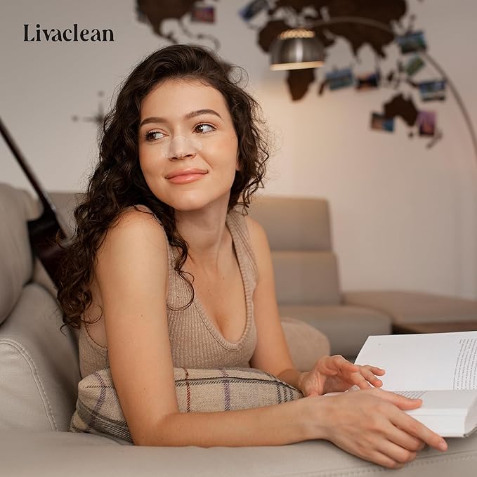 LivaClean 20 CT Nose Pore Strips – Nose Pimple Patch & Hydrocolloid Pore Patches for Pimples, Oil & Clogged Pores – Acne Strips, Pimple Patch for Face & Skin Care