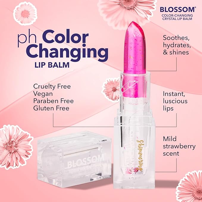 Blossom Moisturizing Color Changing Shimmering Lip Electric