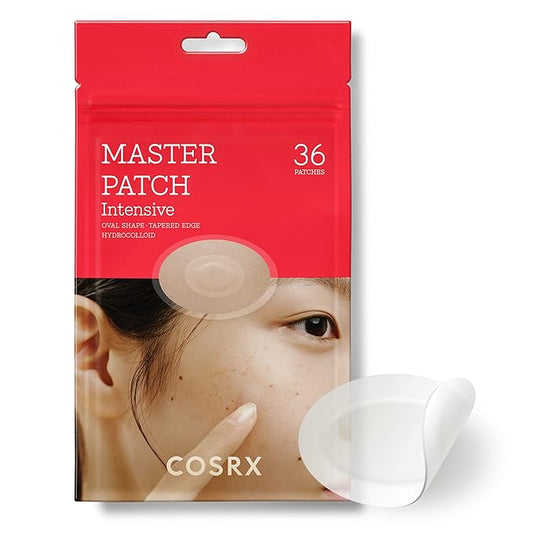 COSRX Master Patch Intensive 36 Patches | Oval-Shaped Hydrocolloid Pimple Patch with Tea Tree Oil | Quick & Easy Blemish, Zit, Spot Treatment | Salicylic Acid & Tea Tree Oil | Korean Skin Care