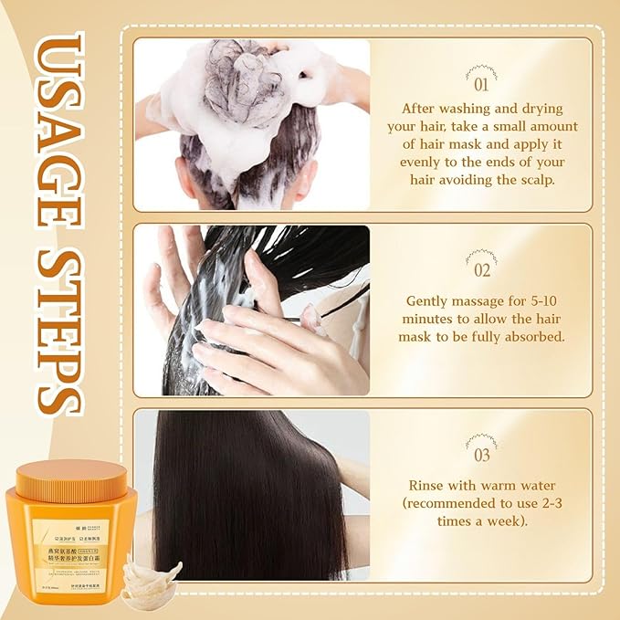 Amino Acid Essence Luxury Nourishing Hair Protein Cream, Amino Acid Essence Hair Protein Cream, Birds Nest Amino Acid Hair Care, Amino Acid Hair Repair Cream for Dry Hair