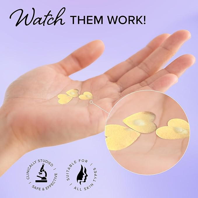 MAREE Star Pimple Patches for Face 2 PACK - Acne Patches - Natural Green Algae Extract & Tea Tree Oil - Hydrocolloid Stars Cute Zit Stickers, Parches Para Acne - Marine Collagen Blemish Pimple