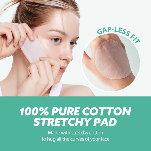 milktouch Green Hyaluron Toner Pads - Hydrating & Soothing Facial Pads w/Hyaluronic Acid & Centella Asiatica for Sensitive Skin, Pore Care, Daily Use, Calming, Moisturizing, Korean Skincare 60pcs