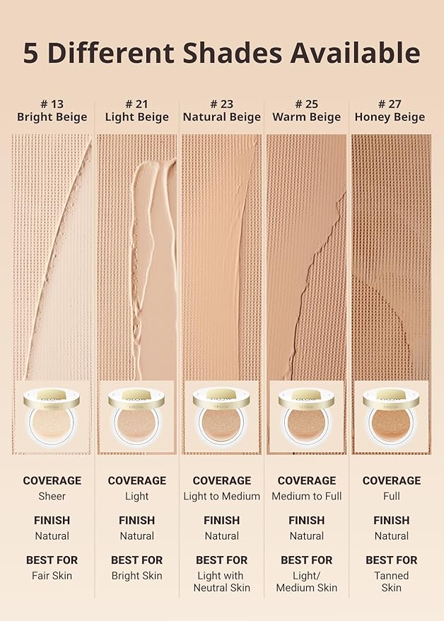 MISSHA Glow Cushion No.23 Natural Beige for Natural