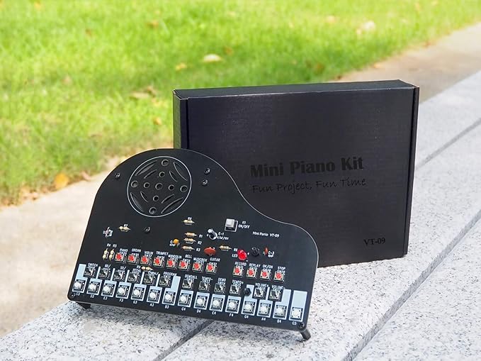 DIY Piano Soldering Project Kit Electronics Solder Practice Kit, Great STEM Project and Gift, Multi-Function
