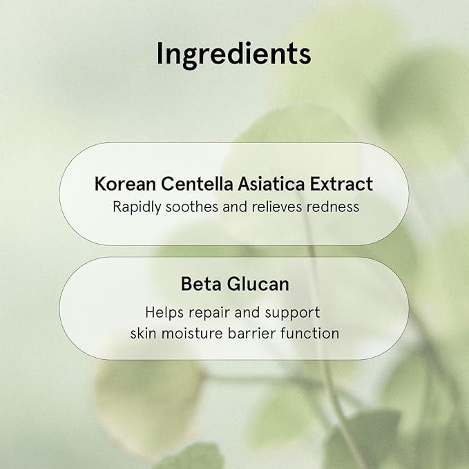 ONE THING Centella Soothing Cream 3.38 Fl Oz | CICA Beta Glucan Hydrating Calming Facial Vegan Moisturizer for All, Sensitive Skin Types, Barrier Redness Irritation Relief | Korean Skin Care