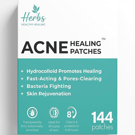– 144 Count Hydrocolloid Acne Patches with Salicylic Acid, Tea Tree Oil & Centella – Clear Pimple Patch for Overnight Zit & Blemish Spot Treatment for Teens & Adults