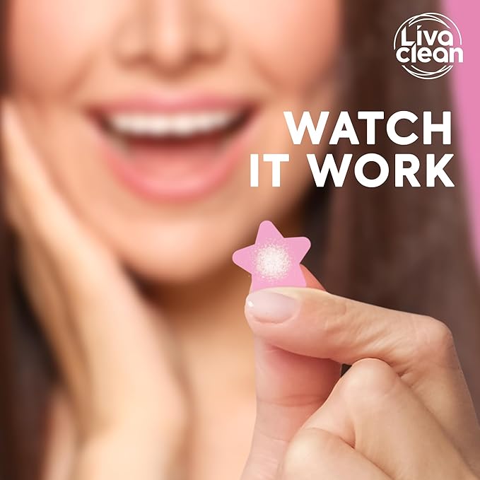 LivaClean Star Blemish Patches (240CT) - Salicylic Acid & Tea Tree Oil, Clear & Pink Pimple Patch Cute, Acne Star, Cute Pimple Skincare, Patches for Face, Blemish Patch