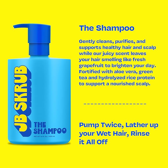 The Hair and Body Wash Super Duo - No Harsh Ingredients - Conquer Adolescent Funk with Confidence - 14oz.