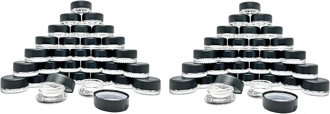 9ml Glass Concentrate Jars (Child Resistant)