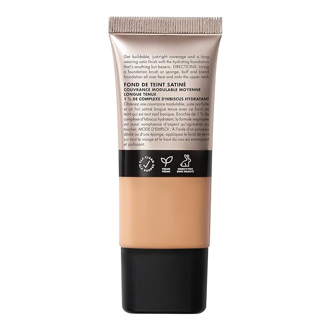 e.l.f. Soft Glam Foundation, Medium Coverage, Long-Lasting & Medium Neutral