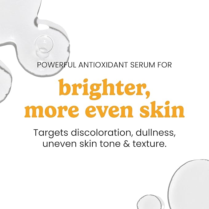 Timeless Skin Care Vitamin C Serum with Vitamin E & Ferulic Acid - Brightening Serum - for Oily & Dry Skin - Fragrance-Free - 1 oz