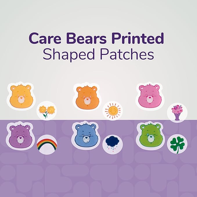 BioSwiss Pimple Patches, Care Bears Printed Acne Patch for Zits and Blemishes, Hydrocolloid Spot Stickers for Face and Skin, 144 Count