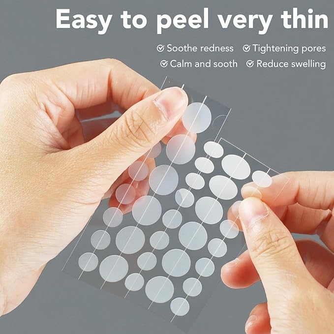 Pimple Patches for Face,Acne Patches for Face,Pimple Patch,Zit Patches,Hydrocolloid Blemish Patches for Covering Zits ,with Salicylic Acid,Tea Tree oil & Calendula oil (108 Counts, Count, 108.0)