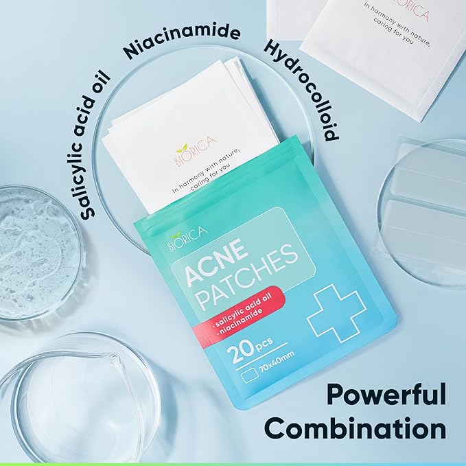 Pimple Patches for Face with Tea Tree Oil. Hydrocolloid Acne Pimple Patches. Blemish Patches, Acne Dots, Pimple Stickers, Acne Patch and Pimple Patch