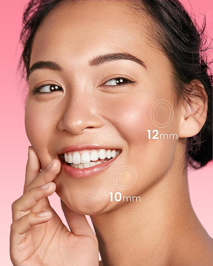 GLAM UP Hydrocolloid Blemish Pimple Zit Patches - Invisible Ultra Thin Spot Cover Stickers for Face and Skin, Strong Water-proof and Adhesive Overnight Thin & Invisible (72 Count / 2 Sizes)