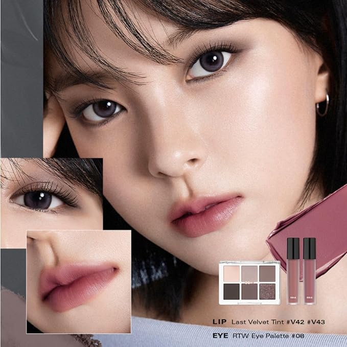 BBIA Last Velvet Tint - Soft & Creamy Matte Finish Lip Stain, Blur Effect with Velvety Texture, Long-Lasting, High Pigment, Lightweight, Non-Drying, Vegan, Korean Lip Makeup (V44 SO GOOD MOCHA)