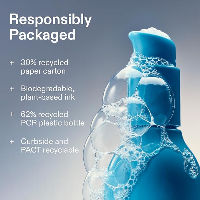 Skinfix Foaming Oil Cleanser - 6 oz - Rich Gel-to-Foam Face Cleanser to Hydrate & Soothe Dry, Sensitive Skin - Fragrance Free, Vegan, Cruelty Free