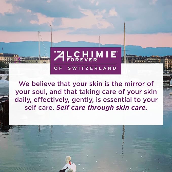 Alchimie Forever Gentle Face Cream Cleanser, Hydrates, Brightens & Reduces the Appearance of Redness - Softly Removes Dirt, Oil, Makeup & impurities PH Balancing, Antioxidant & Anti-Aging Wash 6.6 Oz