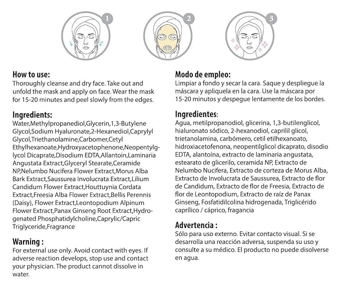 Celavi Collagen Face Sheet Mask K-Beauty Korea Skin Care Moisturizing New D Type- 12 Sheets