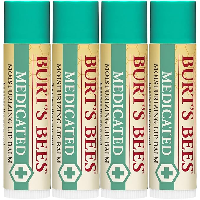Burt's Bees Medicated Lip Balm, With