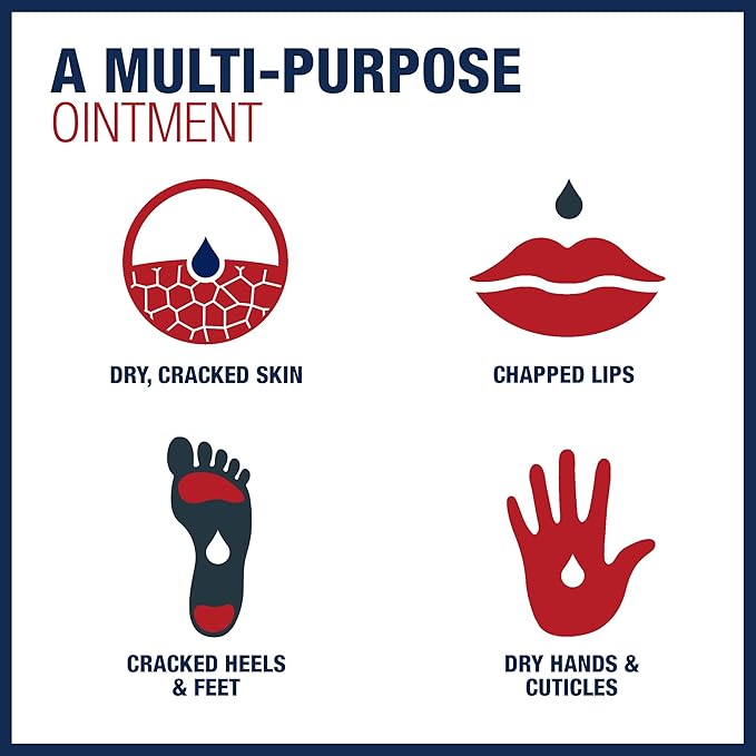 Aquaphor Healing Ointment Advanced Therapy Skin Protectant Skin Care Set, Body Moisturizer for Dry Skin, Minor Cuts and Burns, Dry Cuticles, Cracked Heels, Hands and Lips, 14 Oz Jar + 1.75 Oz Tube