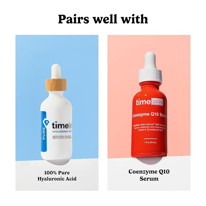 Timeless Skin Care Vitamin C Serum with Vitamin E & Ferulic Acid - Brightening Serum - for Oily & Dry Skin - Fragrance-Free - 1.7 oz