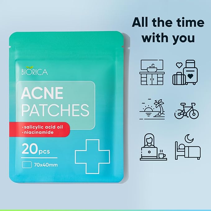 Pimple Patches for Face with Tea Tree Oil. Hydrocolloid Acne Pimple Patches. Blemish Patches, Acne Dots, Pimple Stickers, Acne Patch and Pimple Patch