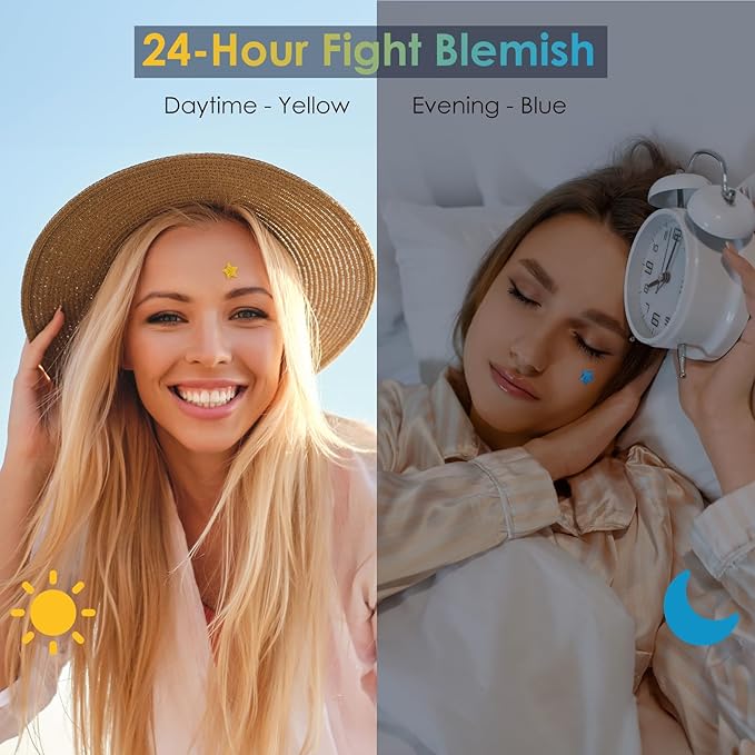 AUSLKA SHINING Star Pimple Patches -Hydrocolloid Patch for Covering Zits and Blemishes, Pimple Patches Cute, Spot Stickers for Face and Skin (180 Count)