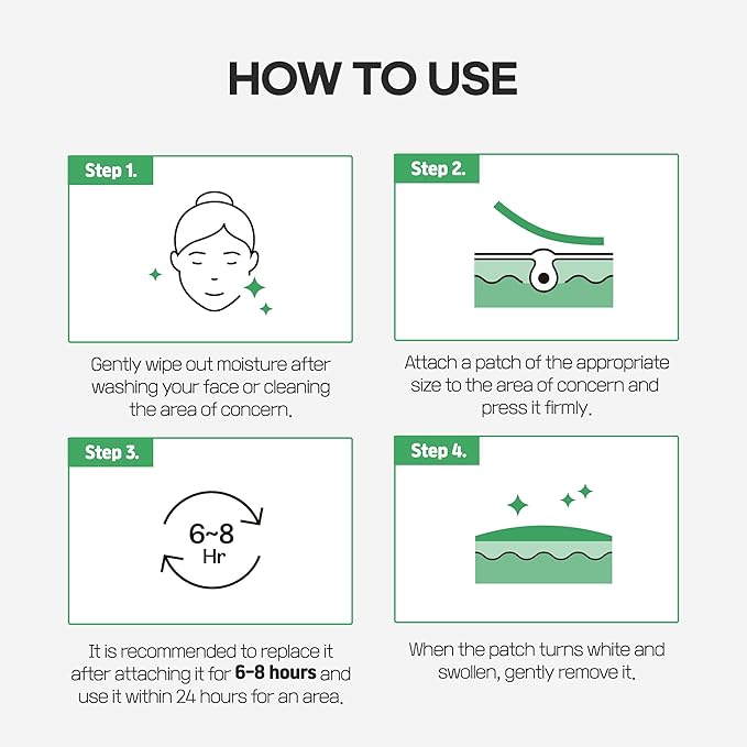 Cica Bio Spot Control Patch (1 Box, 62pcs) | Soothing Acne Patch for Redness & Blemishes | With Cica, Niacinamide & Tea Tree | Gentle for Sensitive Skin | Korean Skincare