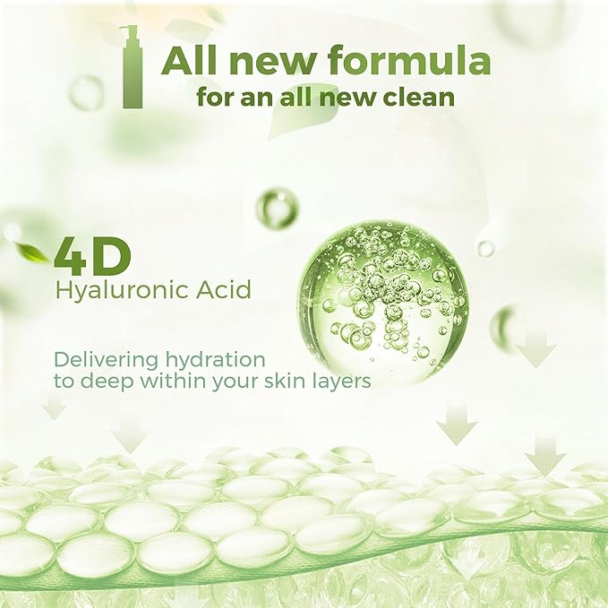 WNP Double Cleanser Duo for Facial Cleansing: Amino Acid Deep Clean Gel & Hyaluronic Acid Hydrating Face Wash for Gentle, Non-Stripping, Moisture-Locking Daily Cleanse