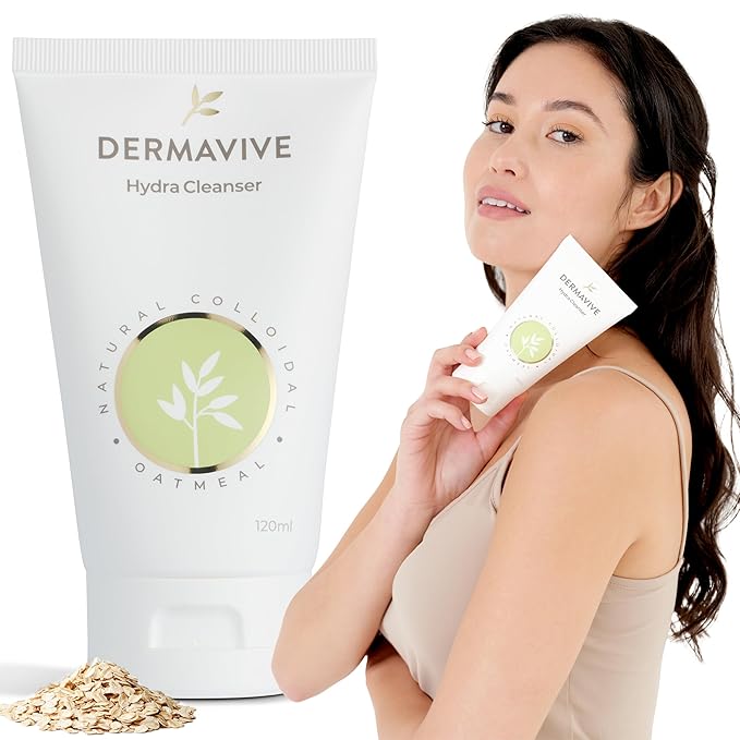 Gentle Facial Cleanser for Women & Men (4.05 oz) Deep Cleansing Hydra Cleanser Face Wash for Dry Skin, All Skin Types | Refreshing Non-Irritating Hydrating Facial Wash Daily Face Cleanser