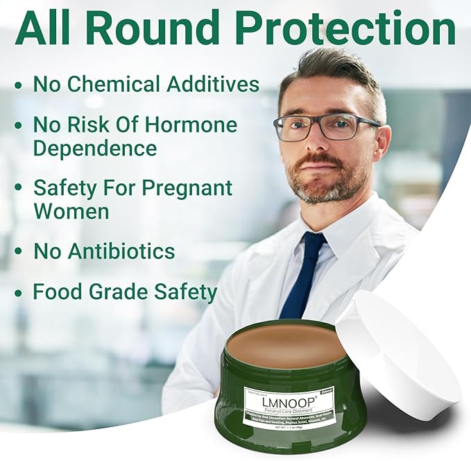 LMNOOP® Perianal Care Cream, Fast Healing Wounds for Anus Fissure, Abscess, Ulcer, Infection, Postpartum & Anal Fistula Surgery Wounds Recovery Ointment, Wound Treatment Cream for Itch Burning Relief